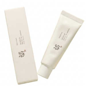 جمال جوسون ريليف صن: أرز + بروبيوتيك SPF50+ PA++++ | واقي شمس بخلاصة الأرز | خفيف الوزن، لا يترك طبقة بيضاء | 50 مل | كوزمتك نجم صلاله