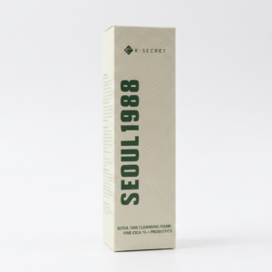 غسول الوجه الرغوي K-Secret Seoul 1988 Pine Cica + Probiotic - غسول لطيف للوجه مع BHA للبشرة الحساسة والمعرضة لحب الشباب | كوزمتك نجم صلاله