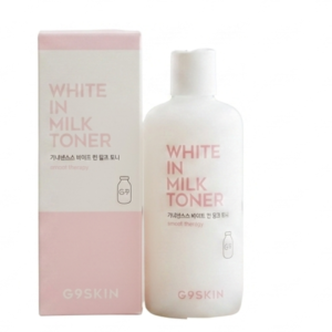تونر G9SKIN White In Milk – بروتين الحليب + نياسيناميد | تونر حليبي مفتح للبشرة الباهتة والجافة | منتجات العناية بالبشرة الكورية | كوزمتك نجم صلاله