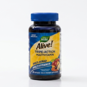 Nature's Way Alive! فيتامينات متعددة للرجال على شكل حلوى - حلوى نباتية مع فيتامينات ب ومضادات الأكسدة للطاقة ودعم العضلات | 60 حلوى | كوزمتك نجم صلاله