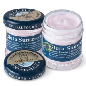 كريم واقي من الشمس ST. DALFOUR Gluta - عامل حماية عالي من الشمس مع الجلوتاثيون و Q10 للحماية من الأشعة فوق البنفسجية ومكافحة الشيخوخة | 50 مل | كوزمتك نجم صلاله