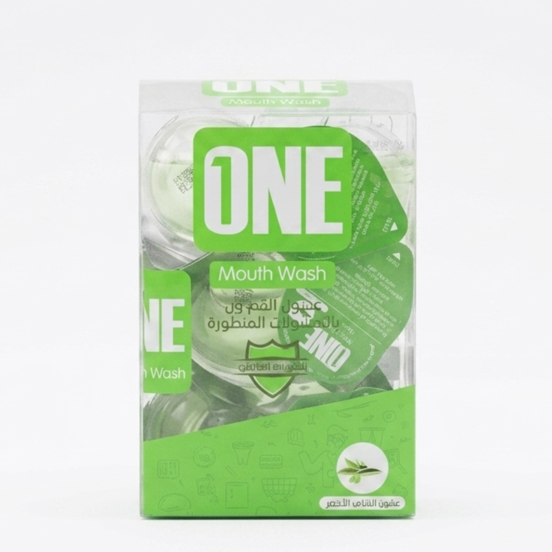 One Advanced Green Tea Mouthwash Capsules – 20 Capsules, Alcohol-Free, Fresh Breath & Antibacterial | Portable | Cosmetic Najm salalah
