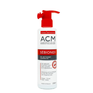 جل التنظيف المنقي ACM Cybionex – غسول للوجه والجسم مع حمض الجليكوليك للبشرة الدهنية والمعرضة للشوائب | كوزمتك نجم صلاله