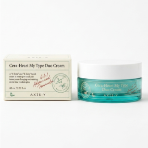 AXIS-Y Cera-Heart My Type Duo Cream – Dual-Zone Moisturizer for Combination Skin | T-Zone & U-Zone Custom Care | Vegan, Cruelty-Free | Cosmetic Najm salalah