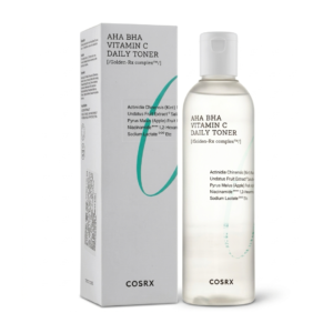 تونر COSRX Refresh AHA BHA Vitamin C اليومي - تونر لطيف للتقشير والتفتيح لجميع أنواع البشرة | مركب Golden-RX | كوزمتك نجم صلاله