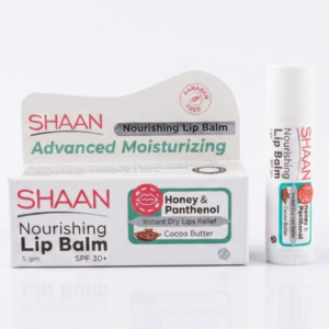 مرطب ومغذي الشفاه بالعسل والبانثينول مع واقي شمس SPF 30 من -شان- 5  جرام