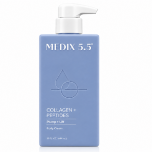 لوشن الجسم بالكولاجين والببتيدات من ميديكس 5.5 (Medix 5.5 Collagen + Peptides Plump + Lift Body Cream - 444 ml)