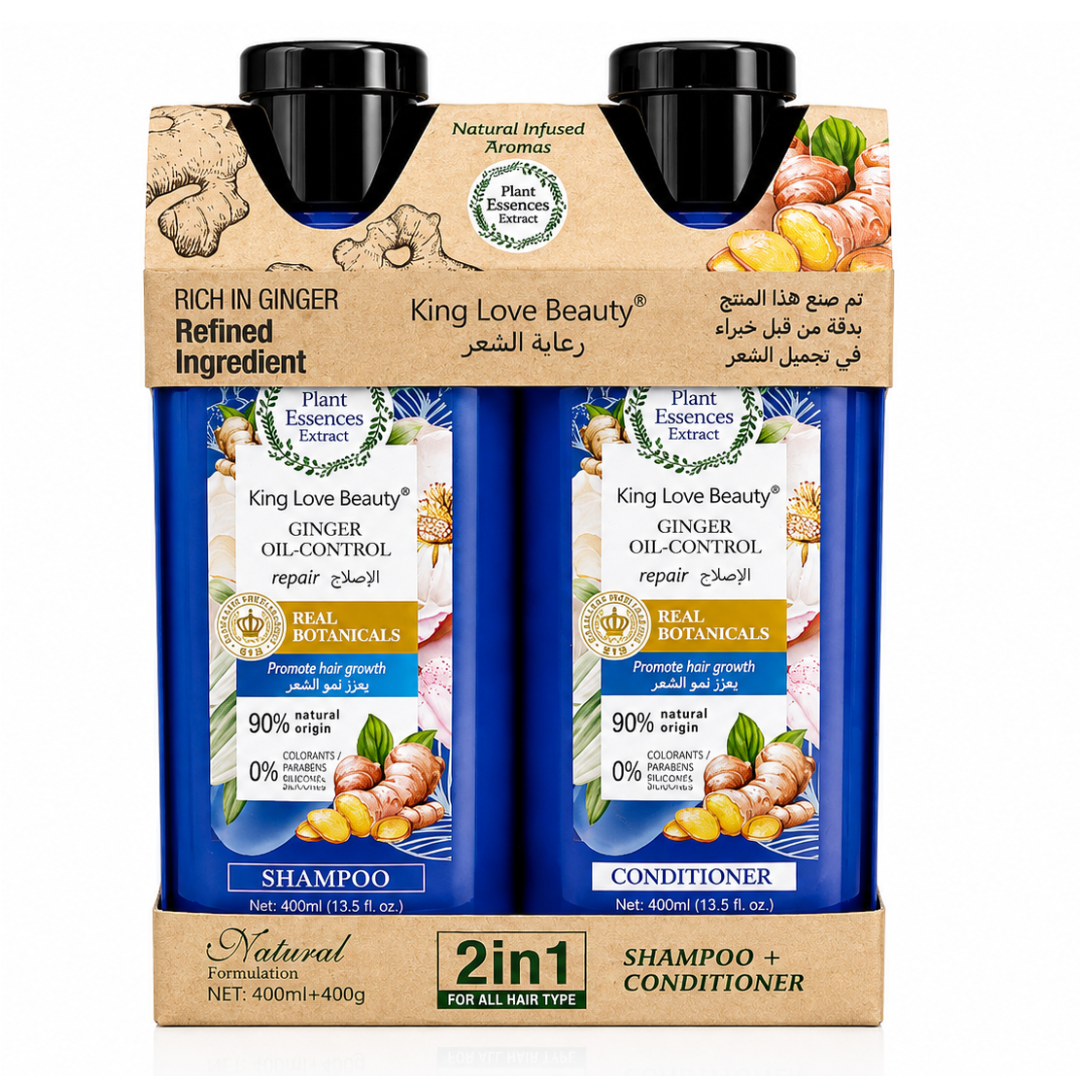 King Love Beauty Ginger Oil-Control Shampoo + Conditioner Set (2 pieces)