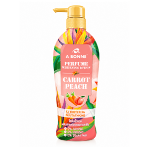 لوشن المعطر لتفتيح البشرة بمستخلص الجزر والخوخ من أي بونيه (A Bonne' Perfume Whitening Lotion - Carrot Peach)500 مل