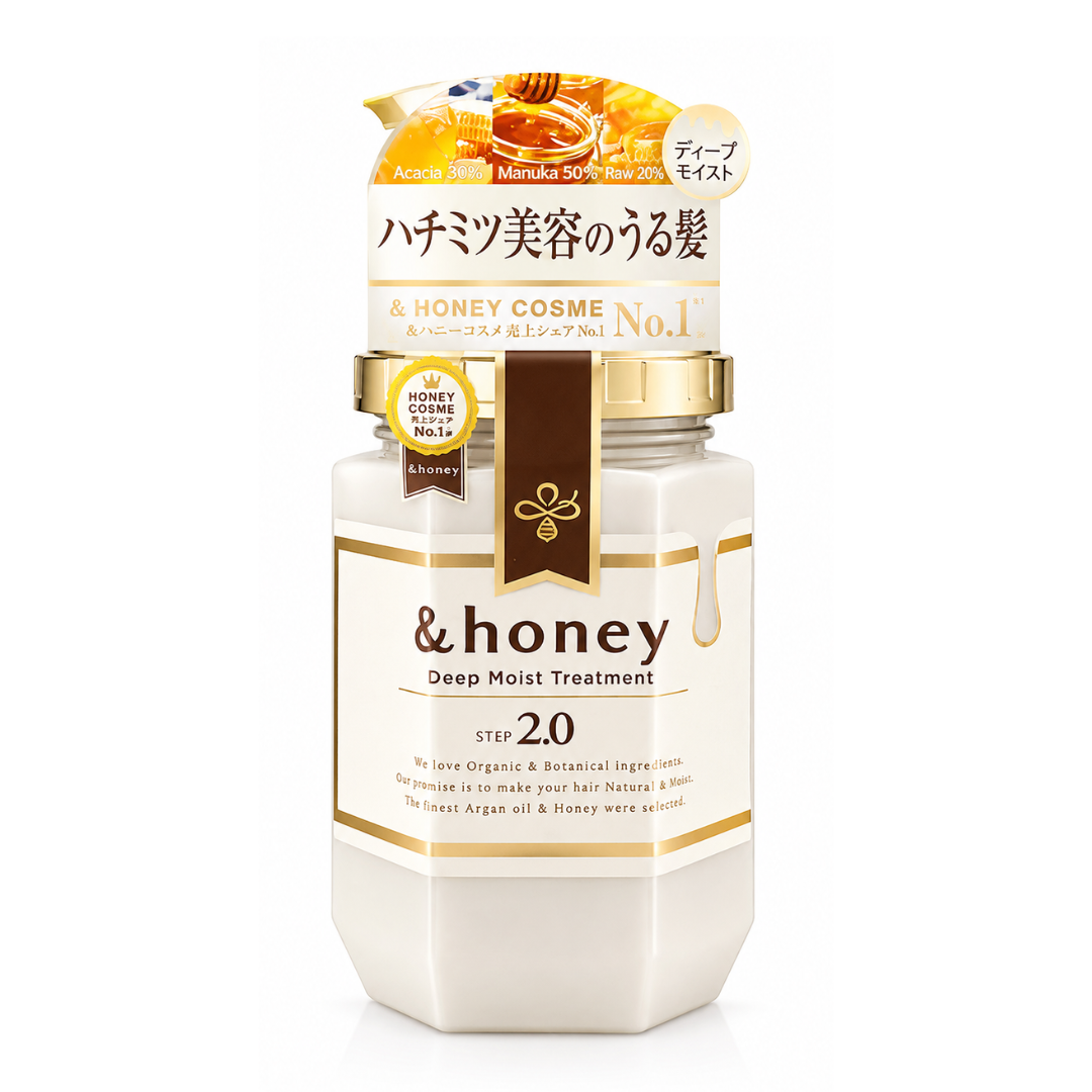 بلسم معالج ومرطب عميق للشعر المكثف  من أند هني – 455 جرام (&honey Deep Moist Treatment Step)