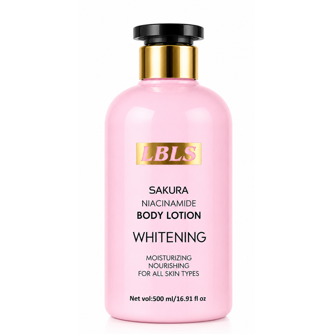 LBLS Sakura & Niacinamide Whitening Body Lotion, 500ml