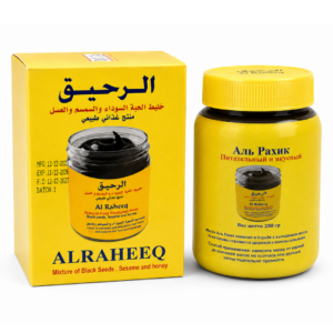 عسل الرحيق – خليط الحبة السوداء والسمسم والعسل (250 غرام)